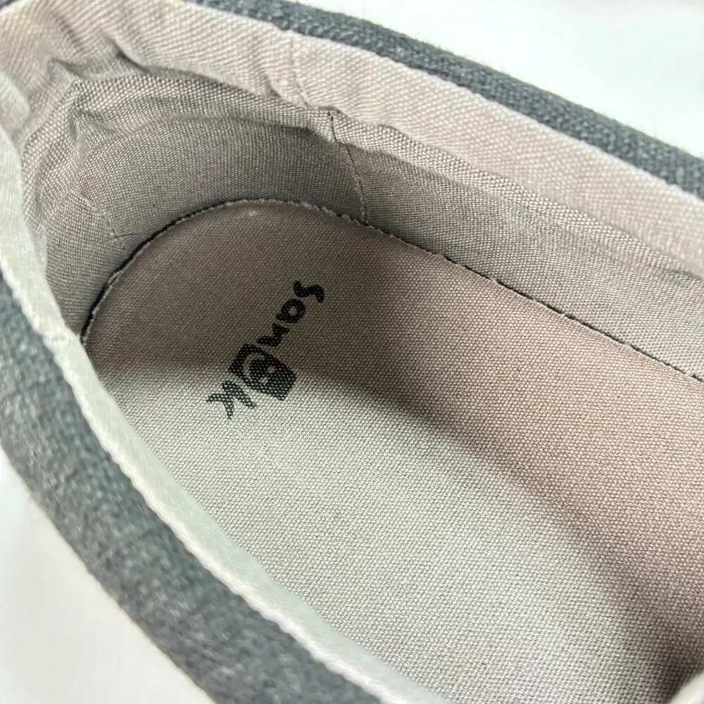 Sanuk TKO Black Canvas Casual Low Top Moc Toe Comfort Shoes 1089815 Mens Size 11